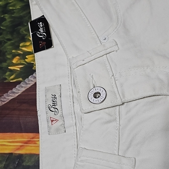 Guess White Shorts Size 27 NWT‎ - Picture 3 of 6